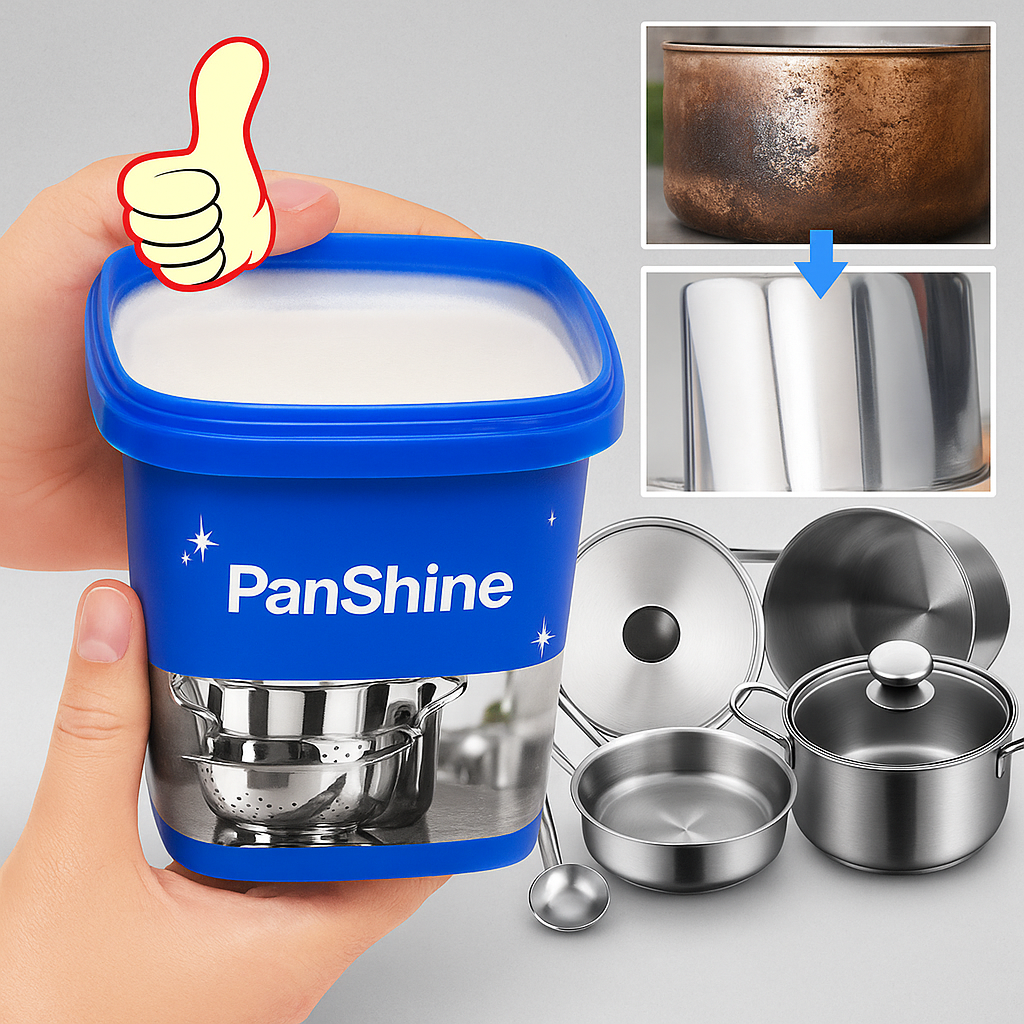 PanShine – Pasta Minune Pentru o Bucătărie Strălucitoare ✨