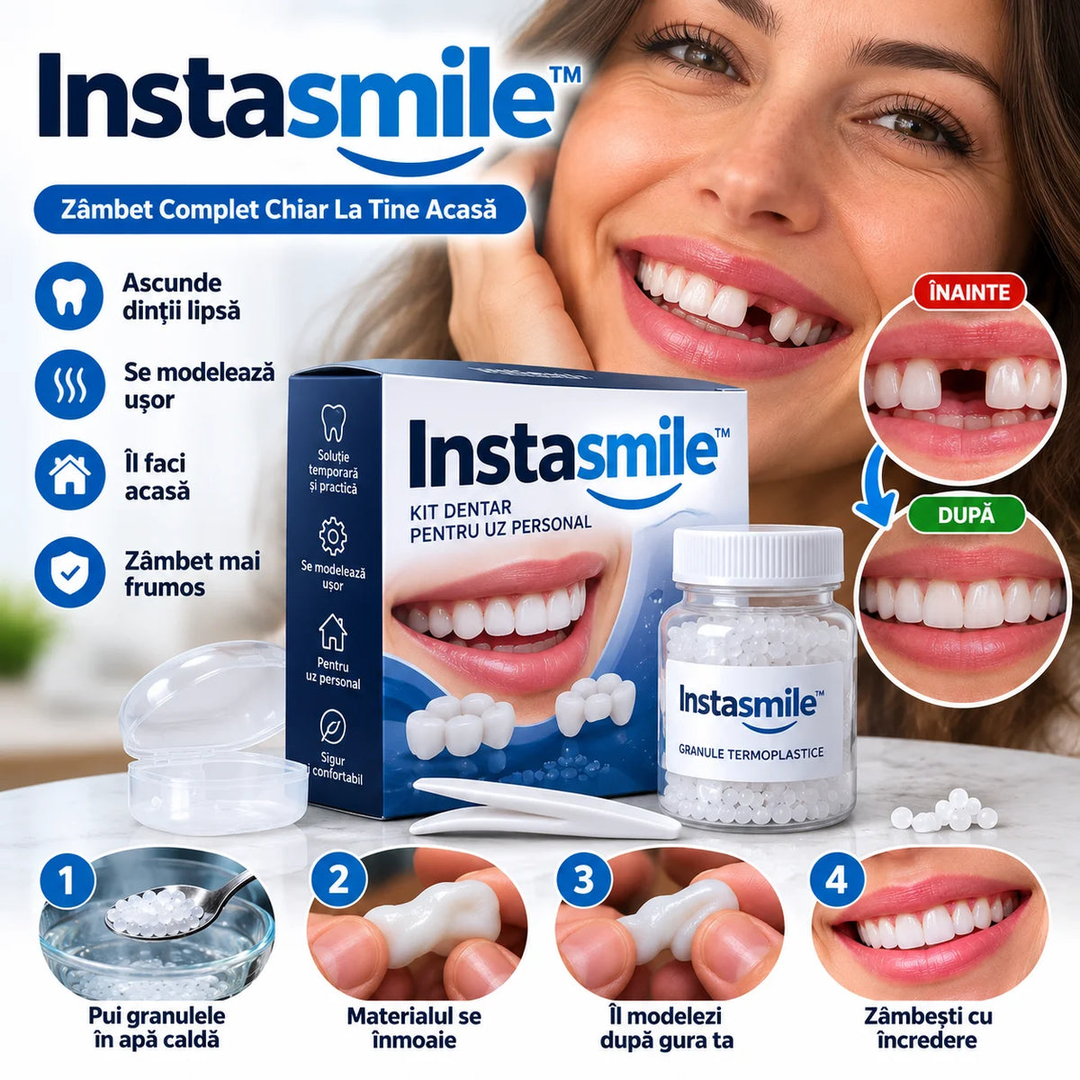Instasmile™ – Zâmbet Complet Chiar La Tine Acasă