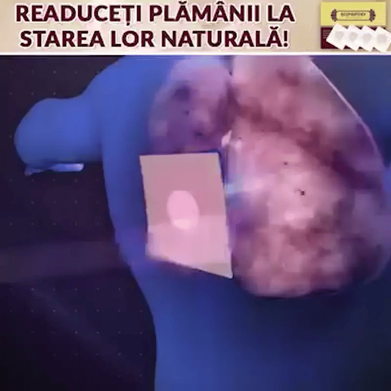Plasture De Detoxifiere Respiratorie - RespiraFix™