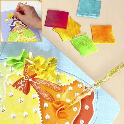 Puzzle Creativ cu Materiale Textile - FabricoArt