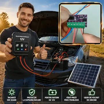 Încărcător Solar 12V SunCharge
