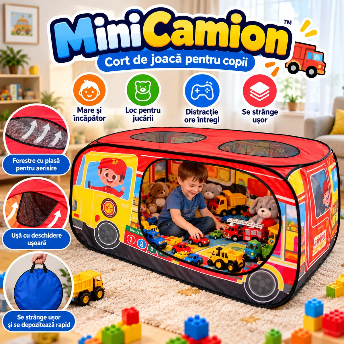 Cort de Joacă MiniCamion