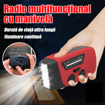 EcoLamp – Lanternă cu Radio și Baterie Puternică 🔦📻